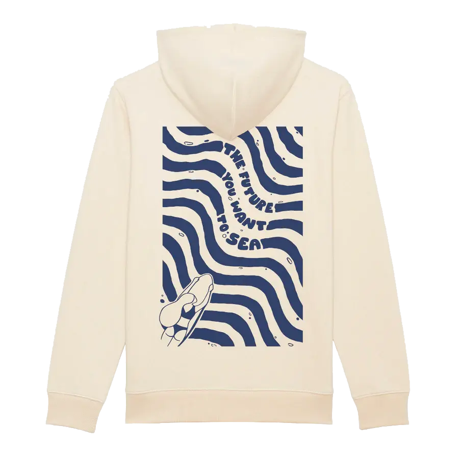 Sudadera con materiales reciclables